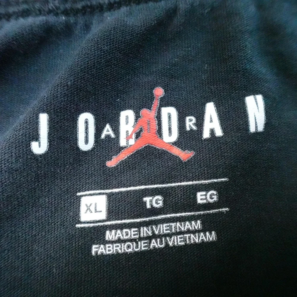Nike Tank Top Mens XL Black Air Jordan Jumpman Graphic Logo Shirt Basketball Top